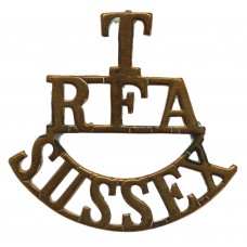 Sussex Territorial Division Royal Field Artillery (T/RFA/SUSSEX) Shoulder Title