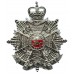 Border Regiment Anodised (Staybrite) Cap Badge - Queen's Crown