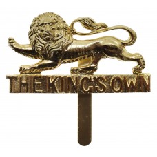 King's Own (Royal Lancaster) Regiment Anodised (Staybrite) Cap Badge