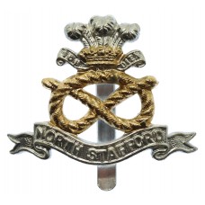 North Staffordshire Regiment Anodised (Staybrite) Cap Badge