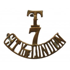 7th (City of London) Battalion London Regiment (T/7/CITY OF LONDON) Shoulder Title