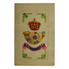 King's Own Yorkshire Light Infantry (K.O.Y.L.I.) WW1 Silk Embroidered Postcard