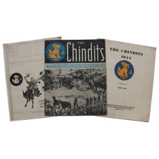 Two WW2 Period "The Chindits" Magazines & Airgraph Letter