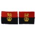 Pair of War Office Controlled Units Cloth Formation Signs - King's Crown