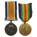 WW1 British War & Victory Medal Pair - Pte. R.W. Thompson, Army Ordnance Corps