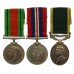 WW2 Defence Medal, War Medal and Territorial Efficiency Medal Group of Three - Cpl. J.M. Whitbourne, Essex Regiment