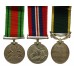 WW2 Defence Medal, War Medal and Territorial Efficiency Medal Group of Three - Cpl. J.M. Whitbourne, Essex Regiment