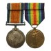 WW1 British War & Victory Prisoner of War Medal Pair to a Jewish Soldier - Pte. A. Samuels, 22nd London Regiment