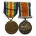 WW1 British War & Victory Prisoner of War Medal Pair to a Jewish Soldier - Pte. A. Samuels, 22nd London Regiment