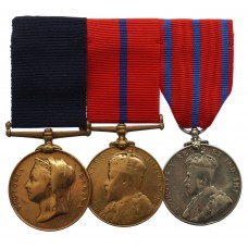 1897 Police Jubilee Medal, 1902 Police Coronation Medal & 1911 Police Coronation Medal Group of Three - P.C. James Cox, 'K' Division (Bow) Metropolitan Police