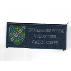 Lincolnshire Police Volunteer Cadet Corps Cloth Uniform Patch Badge