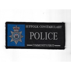 Suffolk Constabulary Police Cloth Uniform Patch Badge