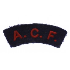 Army Cadet Force (A.C.F.) Cloth Shoulder Title