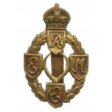 Royal Electrical & Mechanical Engineers (R.E.M.E.) Cap Badge - King's Crown