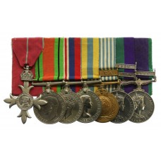 MBE (Military Division), WW2, Korea, GSM (Near East, Cyprus) & CSM (Borneo) Medal Group of Seven - Major H.R. Brooks, Royal Engineers (later Royal Corps of Transport)