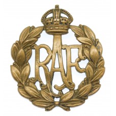 Royal Air Force (R.A.F.) Cap Badge - King's Crown