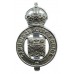 Cambridge City Police Cap Badge - King's Crown