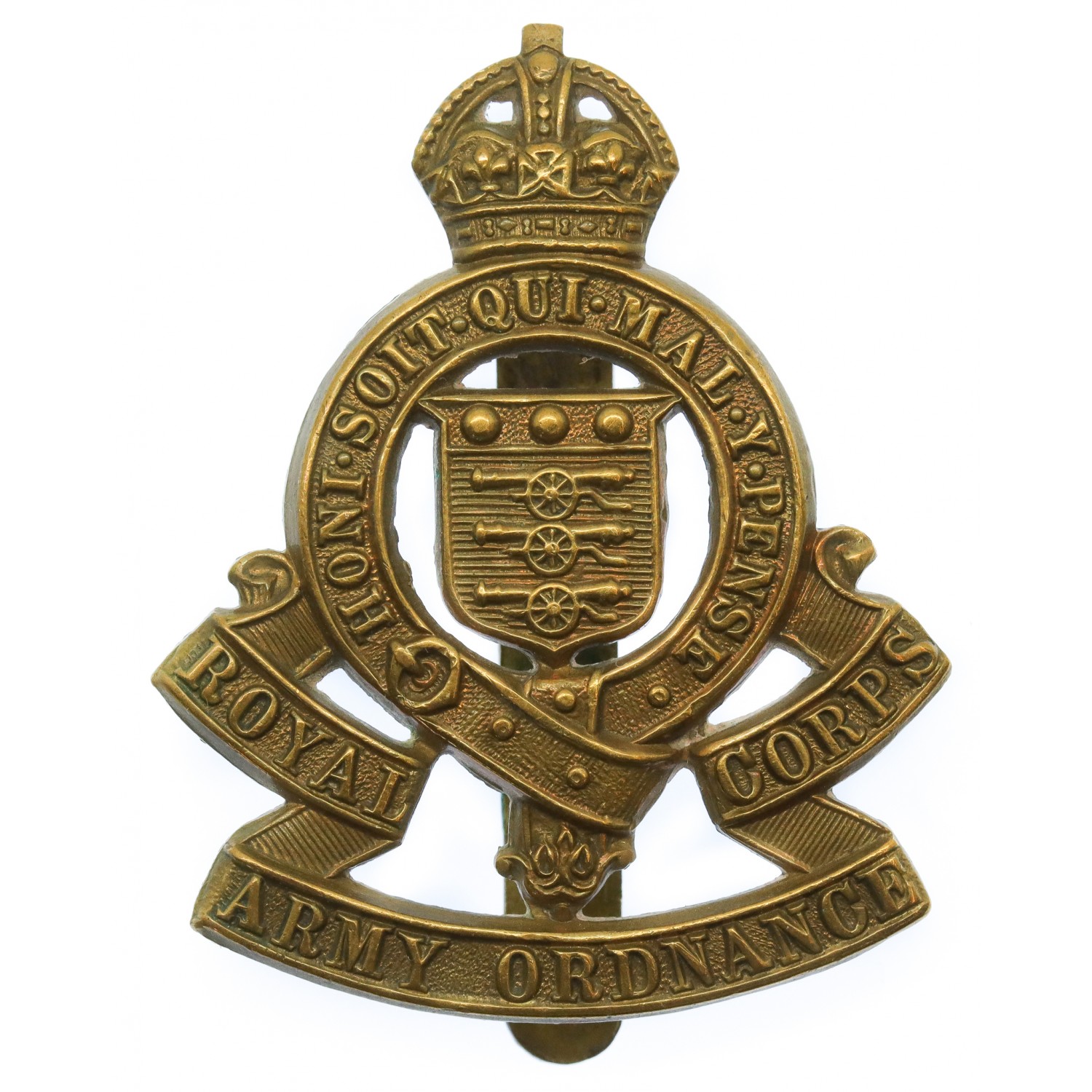 Royal Army Ordnance Corps Raoc Cap Badge Kings Crown