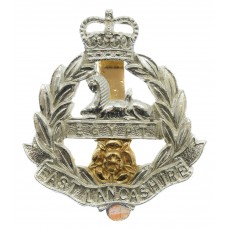 East Lancashire Regiment Anodised (Staybrite) Cap Badge
