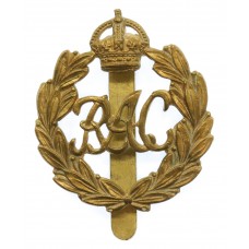 Royal Armoured Corps (R.A.C.) Cap Badge - King's Crown (Ist Patte