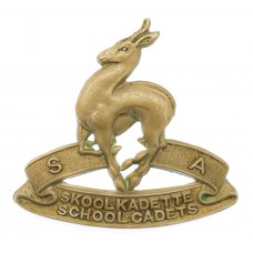 South African School Cadets Cap Badge