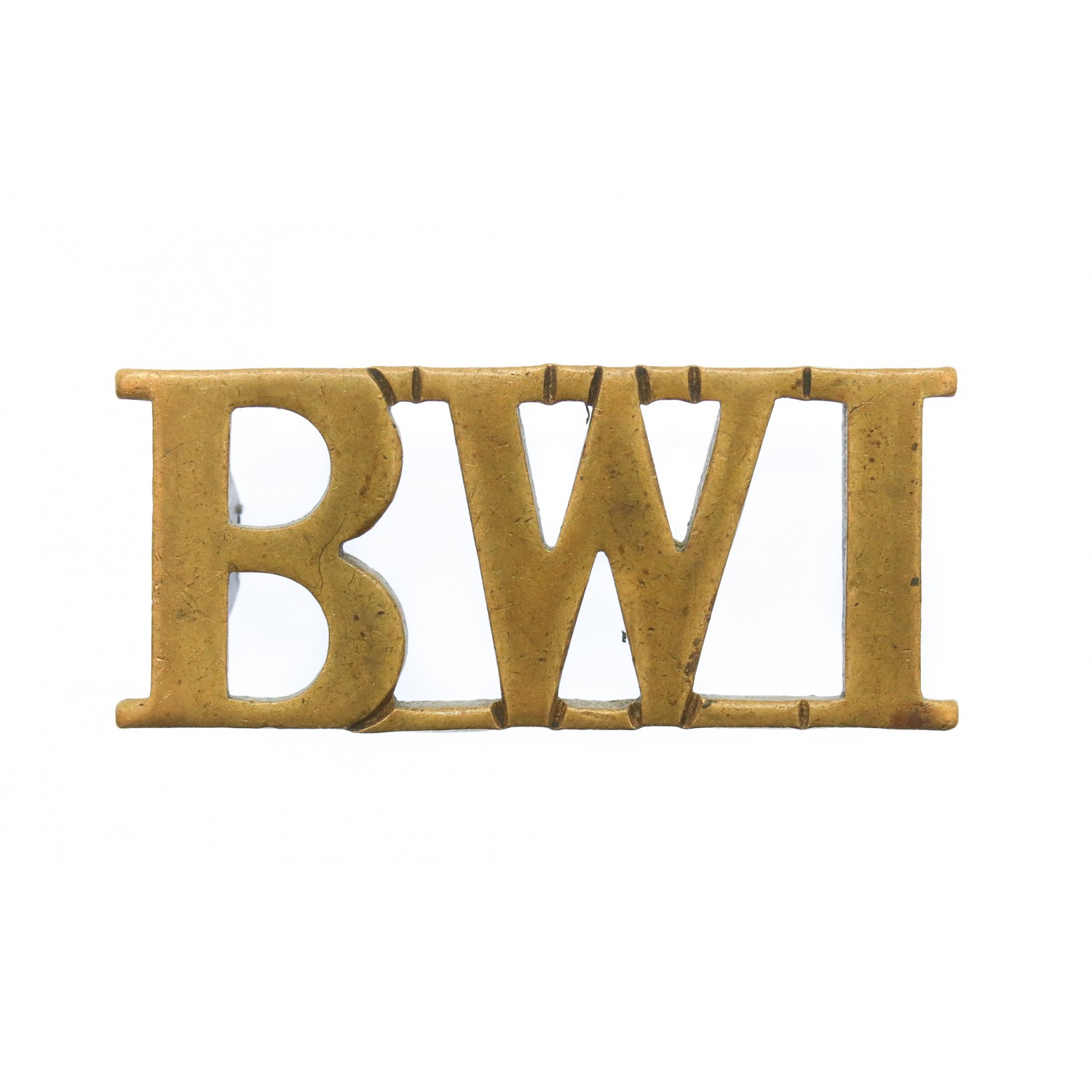 British West Indies Regiment (B.W.I.) Shoulder Title