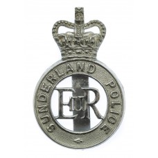 Sunderland Borough Police Cap Badge - Queen's Crown