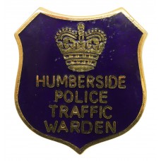 Humberside Police Traffic Warden Enamelled Cap Badge