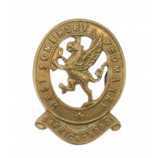 West Somerset Yeomanry Cap Badge