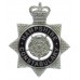 Hampshire Constabulary Senior Officer's Enamelled Cap Badge - Queen's Crown