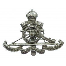Royal Artillery Chrome Cap Badge - King's Crown