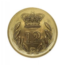 Victorian 12th (East Suffolk) Regiment of Foot Officer's Button (25mm)