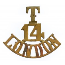 14th County of London Bn. (London Scottish) London Regiment (T/14/LONDON) Shoulder Title