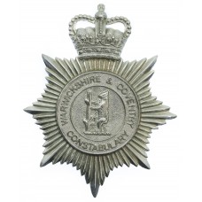 Warwickshire & Coventry Constabulary Helmet Plate - Queen's Crown