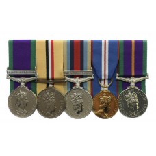 Campaign Service Medal (Northern Ireland), Iraq, OSM Afghanistan, 2002 Golden Jubilee and Accumulated Campaign Service Medal Group of Five - Cpl. R.E. Amis, Coldstream Guards