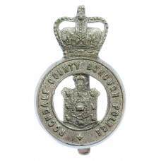 Rochdale County Borough Police Cap Badge - Queen's Crown