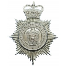 Rochdale County Borough Police Helmet Plate  - Queen's Crown
