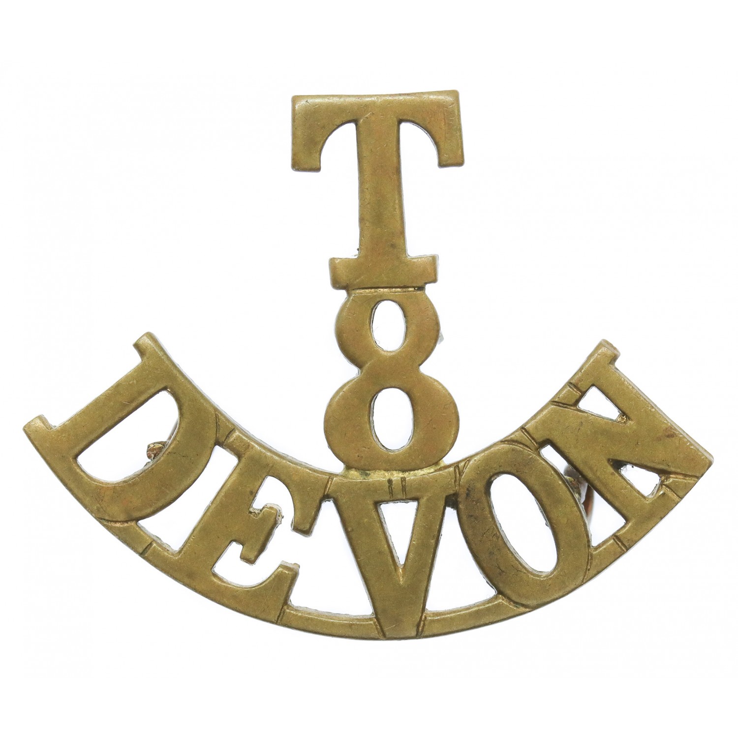 8th Territorial Bn. Devonshire Regiment (T/8/DEVON) Shoulder Title