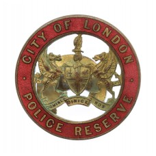 City of London Police Reserve Lapel Badge (Red Enamel)