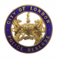 City of London Police Reserve Lapel Badge (Blue Enamel)