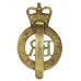 City of London Police Brass Cap Badge - Queen's Crown