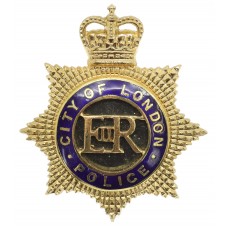 City of London Police Senior Officer's Cap Badge - Queen's Crown