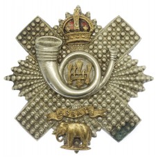 Highland Light Infantry (H.L.I.) Officer's Cap Badge - King's Crown