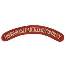 Honourable Artillery Company H.A.C. (HONOURABLE ARTILLERY COMPANY) Cloth Shoulder Title