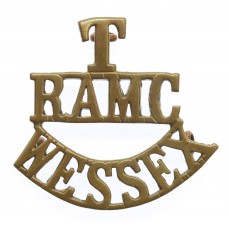 Wessex Territorials Royal Army Medical Corps (T/R.A.M.C./WESSEX) Shoulder Title
