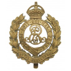 Edward VII Royal Engineers Officer's Cap Badge