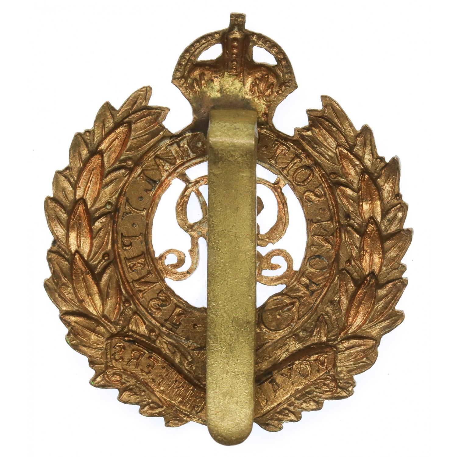 George V Royal Engineers Cap Badge