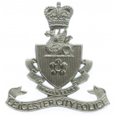 Leicester City Police Cap Badge -Queen's Crown