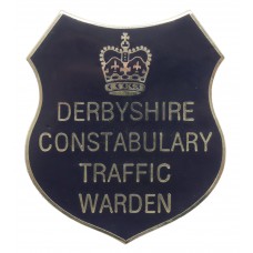 Derbyshire Constabulary Traffic Warden Enamelled Cap Badge