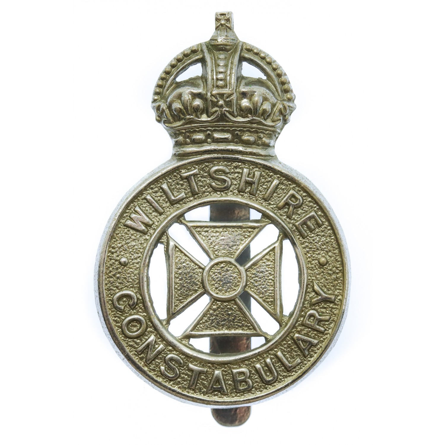 Wiltshire Constabulary Cap Badge - King's Crown